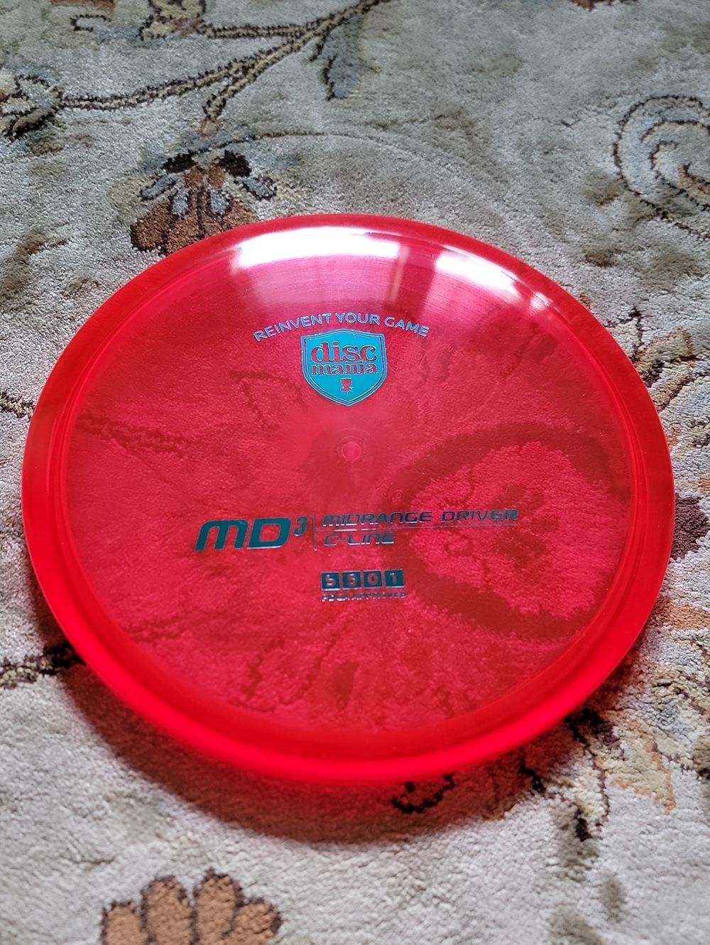 NEW Discmania MD3 Midrange Driver - Red Translucent 176 Grams